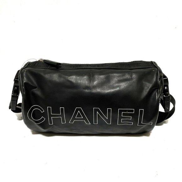 Auth Chanel Sports Line Crossbody Bag #31629C29B - Picture 1 of 9